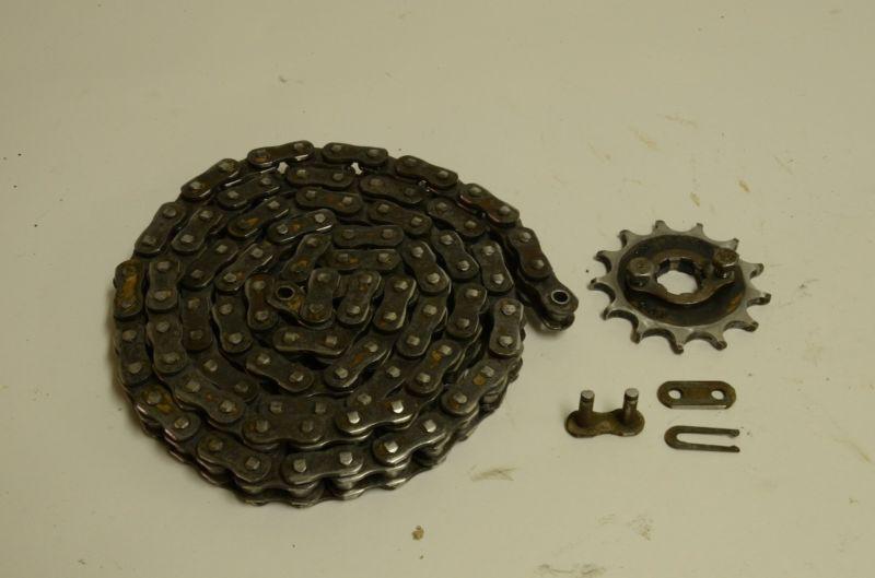 Honda xr200r chain and front sprocket