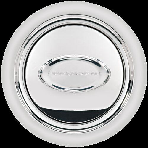 Billet specialties horn buttons bsp32720 smooth outer ring each polished kit  -