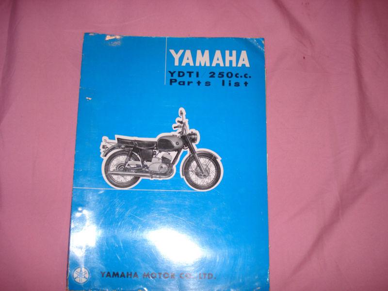 Yamaha ydti/250cc parts list japanese/english