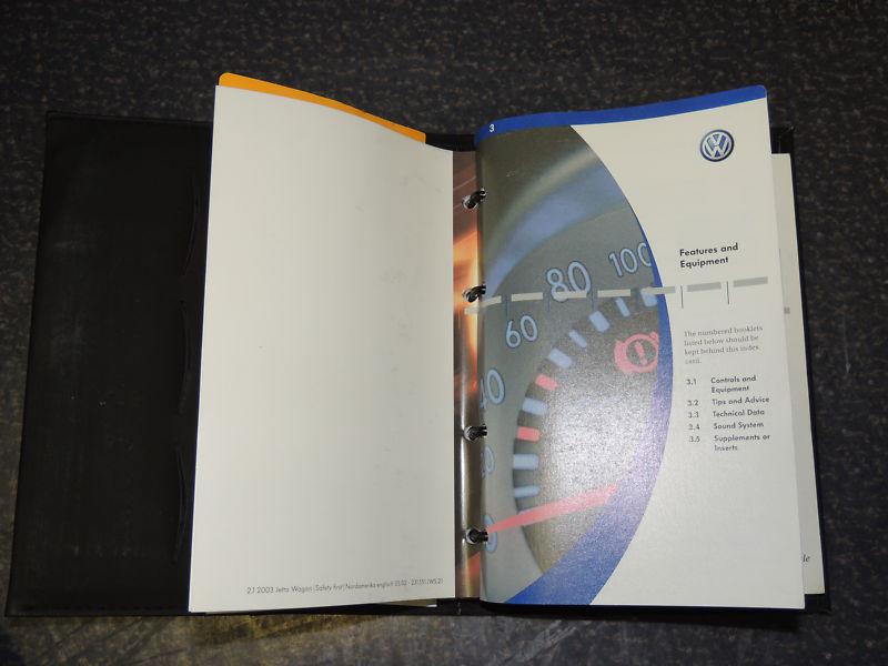 2003 volkswagen jetta owners manuals 