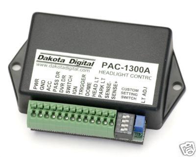 Dakota digital retained accessory power headlight & dome light control pac-1300