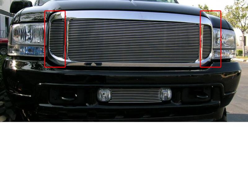 Fit:99-04 ford f250/f350 excursion billet grille grill