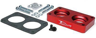 Airaid throttle body spacer billet aluminum red 1" ford f-250/f-350 pickup ea