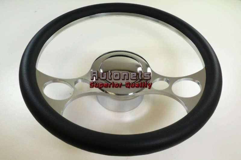 Beige Banjo Camaro Impala Nova Hot Rod Steering Wheel Aluminum Horn Adapter