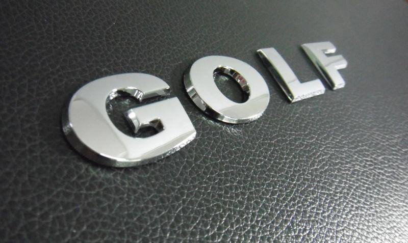 Oem chrome emblem golf fit for vw golf volkswagen