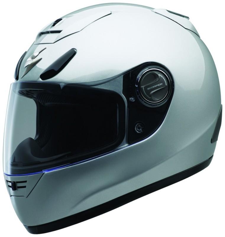 Scorpion exo-700 solid street helmet - lt silver - xl