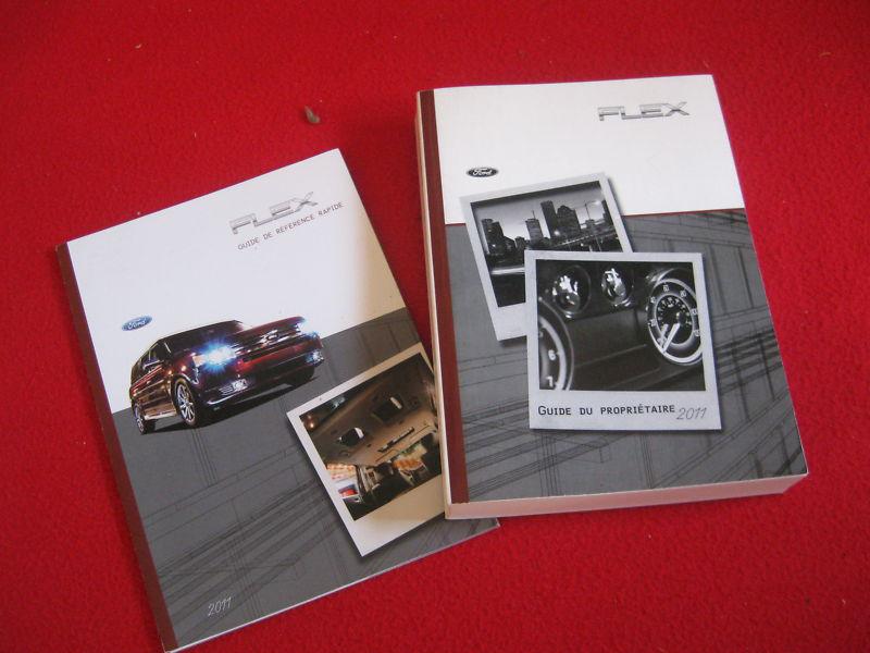 2011   ford  flex  owners manual----  canadian  print.........
