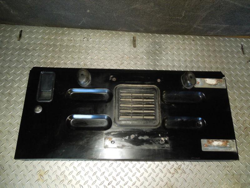 Factory black tailgate rear door, jeep wrangler tj, 1997-2006