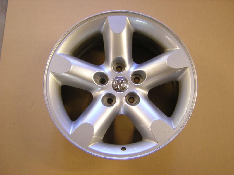 Dodge ram 1500 20" silver painted alloy wheel rim factory oem 2267 