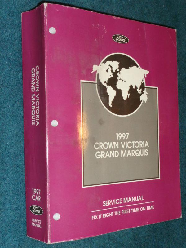 1997 ford crown victoria / mercury grand marquis shop manual / service book