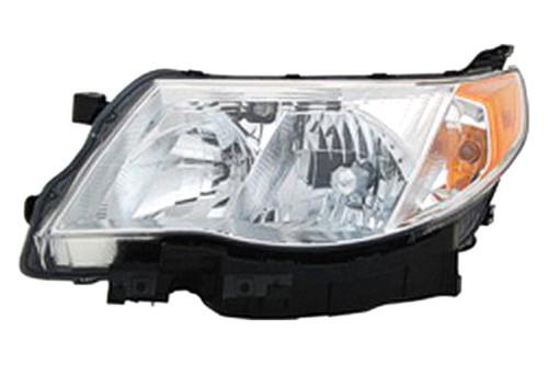 Replace su2502132 - 09-12 subaru forester front lh headlight assembly halogen