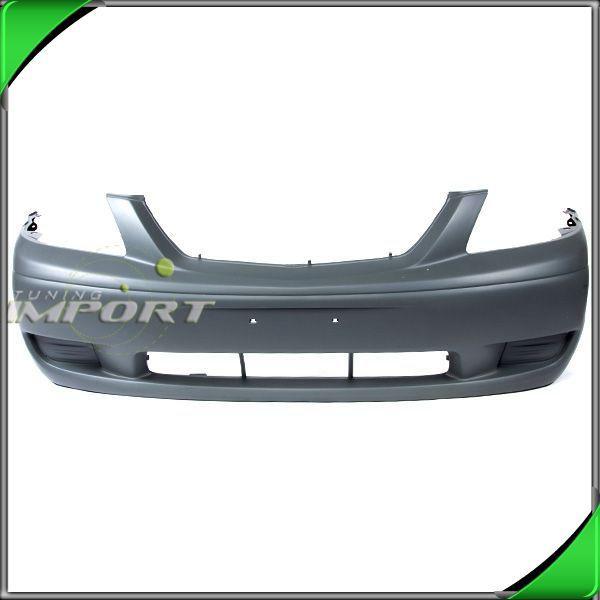 00 mazda mpv dx unpainted partial primed w/o fog lamp hole front bumper cover