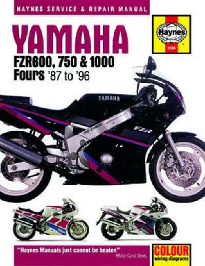 1987-1996 yamaha fzr 600 750 1000 manual
