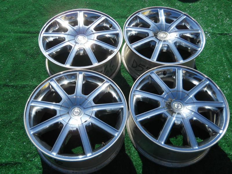 18" chrysler 300 factory oem chrome clad wheels  300c 2007-2010
