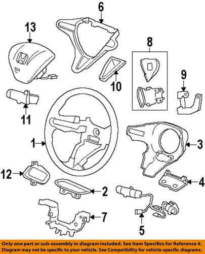 Honda oem 36770svaa12 steering wheel-cruise switch