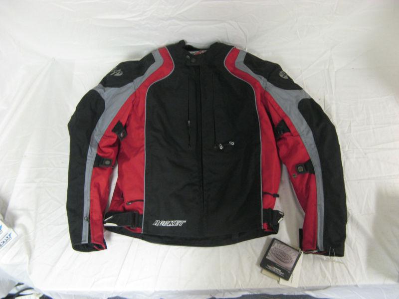 Joe rocket meteor 6.0 red motorcycle jacket size mens small s