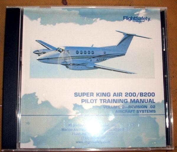 Beechcraft super king air 200 & b200 pilot training manual cd volume 2