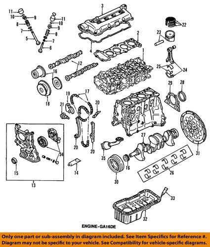 Nissan oem 132700m601 valve cover gasket/engine valve cover gasket