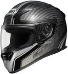 Shoei rf-1100 transmission full face motorcycle helmet black grey size small