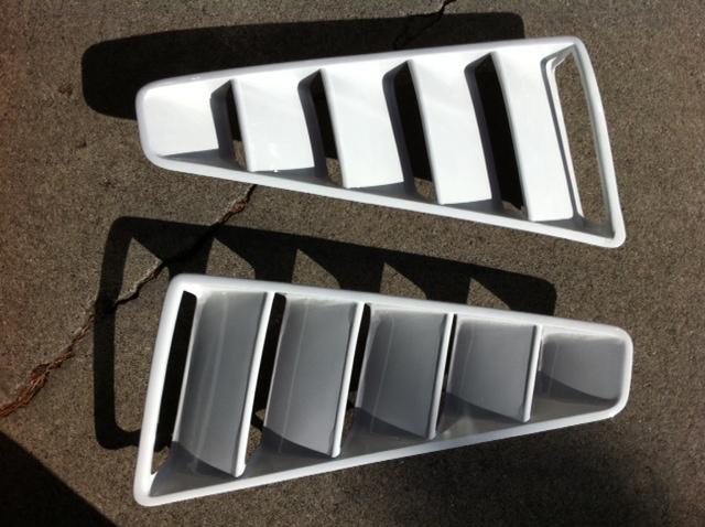 1965 1966 mustang fastback exterior louver panels