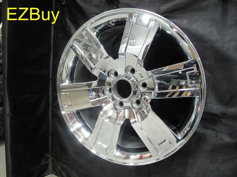 20" ford expedition f-150 factory replacment new chrome clad wheel rim 3659
