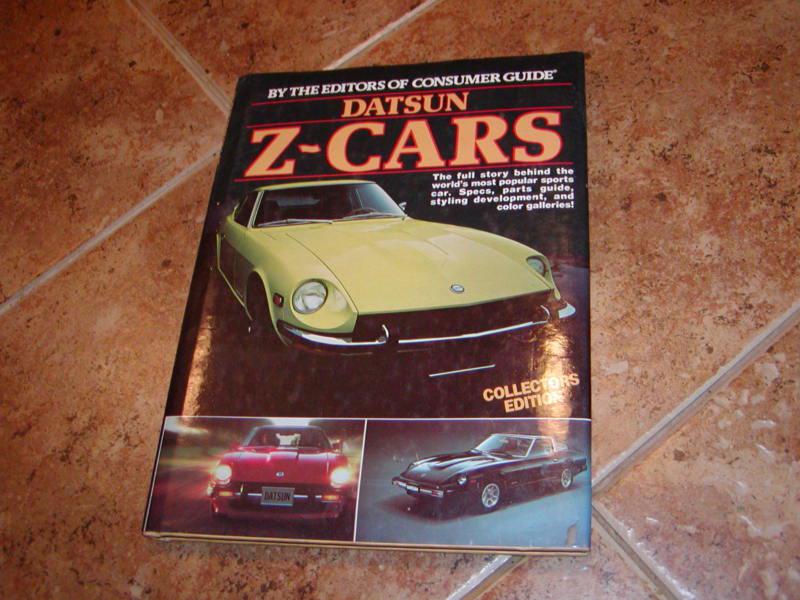 Datsun z car book or literature  look.240z 260z 280z 280zx rare.datsun history.
