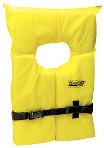 Seachoice 86080 yellow xl life vest-foam
