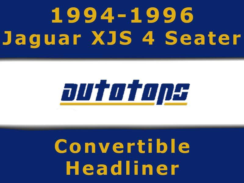 1994-1996 jaguar xjs convertible top headliner head liner