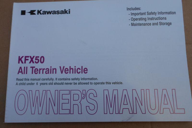 '11 kawasaki mule 610 4x4/600 utility vehicle owners manual 2011 