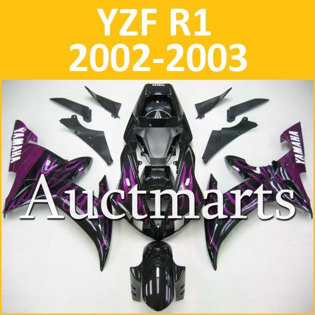 Fit yamaha yzf r1 02 03 yzfr1 2002 2003 1000 fairing kit bodywork b20 b02