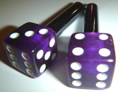 Purple dice door locks chrome hot rat rod custom vtg style lowrider bomb street