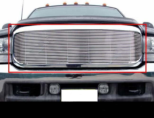 1999 2000 2001 2002 2003 2004  ford f 250/ 00-04 excursion phat billet grille