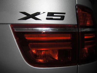 For matte or glossy black bmw x5 trunk badge emblem logo 