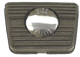 1967-1981 camaro 4 speed standard shift disc brake pedal pad with medallion 