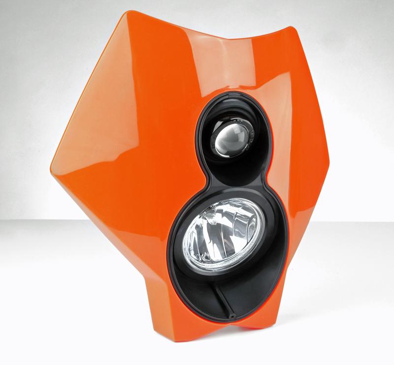 Trail tech x2 torch halogen headlight -orange- ktm 250 xcf xcfw  07-11 _36t3a-70