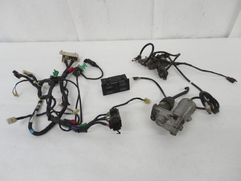1988-2000 honda goldwing gl1500 se air suspension pump, wiring, & controls 3147