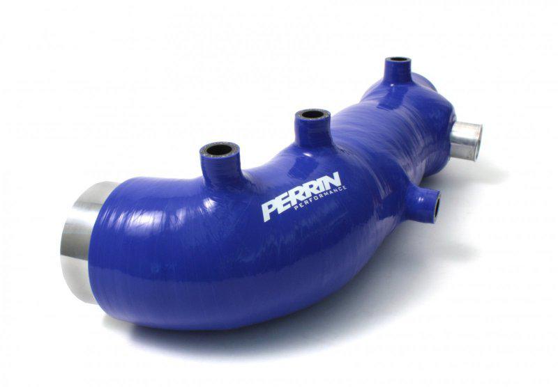 Perrin blue turbo inlet for the 2002-2007 subaru wrx and 2004+ sti