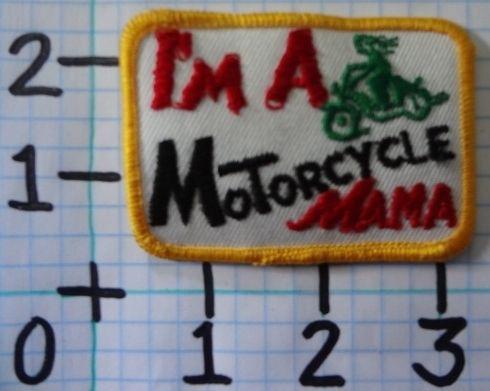 Vintage nos im a motorcycle mama motorcycle patch from the 70's 007