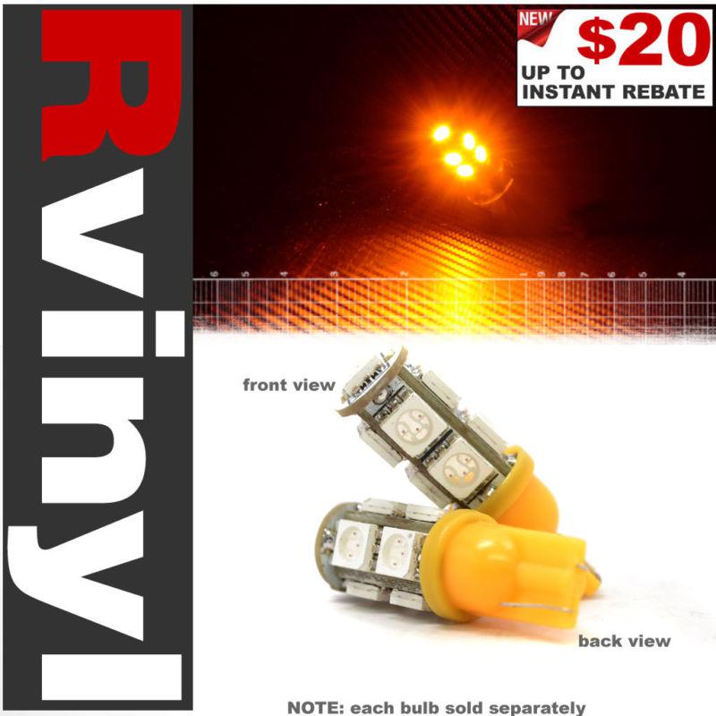 Profocos yellow (1x) t10 9 5050smd led instrument panel bulb lamp for lexus