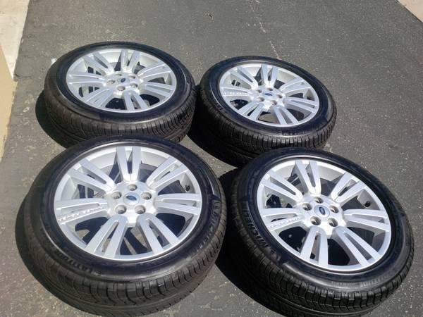 20' range rover lux wheels brand new tires land hse take offs,michelin tires