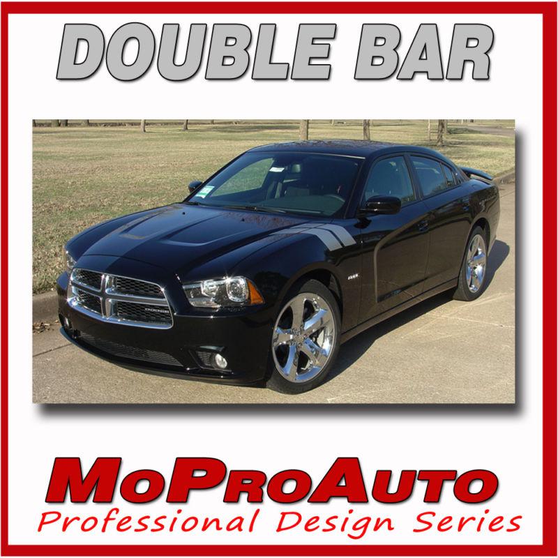 2013 dodge charger double bar hood hash side decals graphics pro 3m vinyl 122