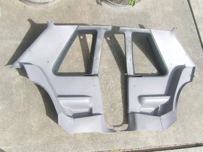 1993 mustang notchback rear panels opal gray 1987-93 ssp gt lx