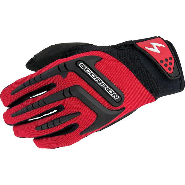Red m scorpion exo skrub gloves 2013 model