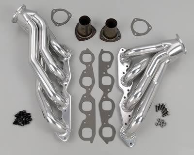Patriot clippster headers mid-length silver ceramic coated 1 7/8" primaries