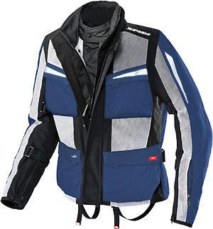 Spidi sport net force h2out textile jacket black blue xxxl/xxx-large
