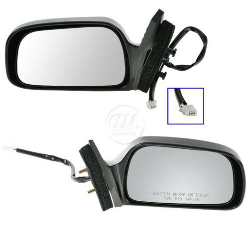 97-01 toyota camry power side view door mirrors left & right pair set of 2 new