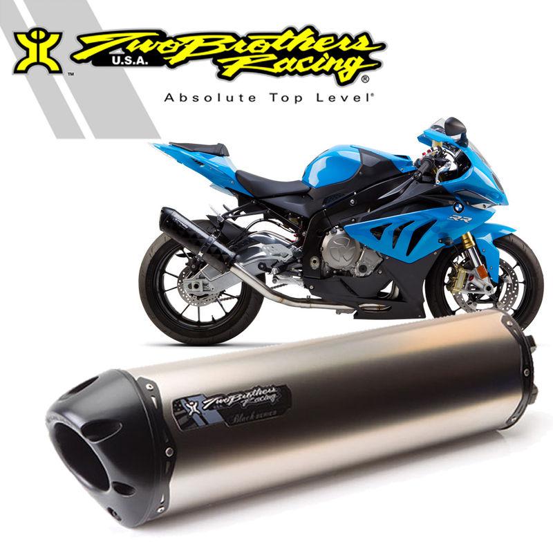 Two brothers v.a.l.e. bs full exhaust m-2 titanium can 2010-2013 bmw s1000rr