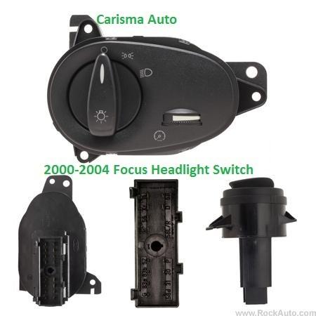 New ford focus headlight dash light dimmer switch