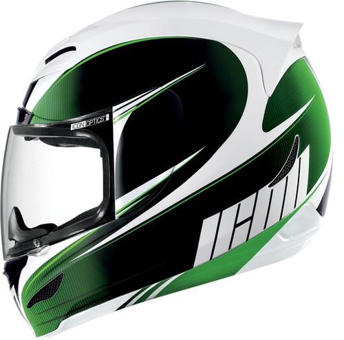 Icon airmada salient helmet green xx-small new 2xs