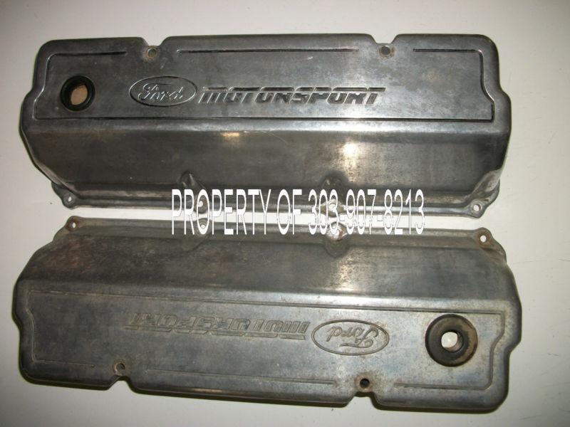 Vintage rat hot rod ford 400 motorsport motor sport aluminum valve covers